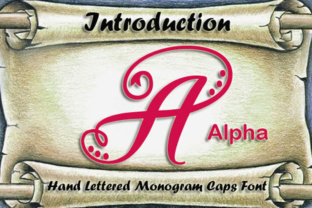 Alpha Monogram Font: Elevating Digital Brand Layouts