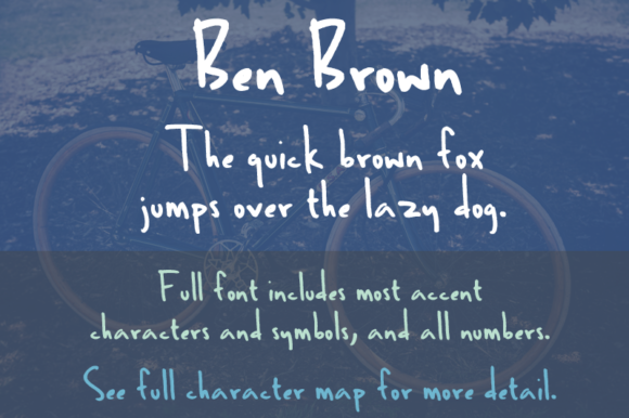 Ben Brown Font: Adding Handwritten Warmth to Your Brand