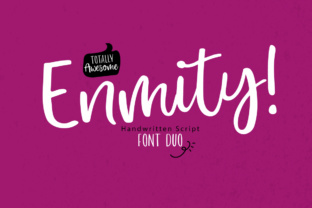 Enmity Font Review: A Handwritten Script for Branding