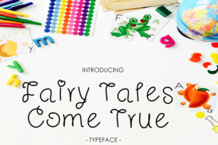 Fairy Tales Come True Font for Editorial Design