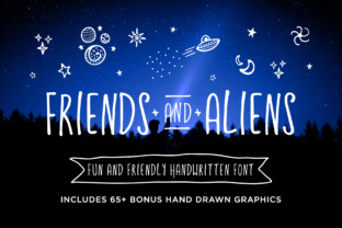 Friends and Aliens Font: A Nostalgic Typeface for Branding