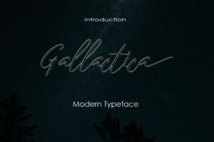 Gallactica Font Review: Modern Script for Web Design