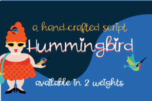 Hummingbird Font: A Script Typeface for Editorial Warmth