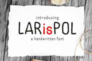 Larispol Font: Handwritten Style for Web Design