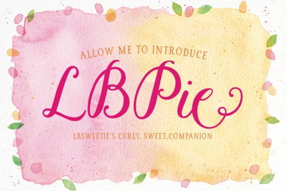 LBPie Font Review: A Sweet Script for Brand Identity