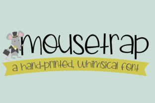 Mousetrap Font: Whimsical Typography for Editorial Design