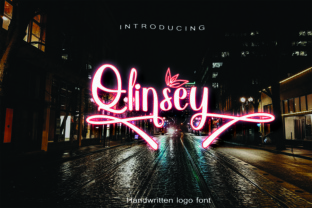 Qlinsey Font: Clean Handwritten Style for Crafters