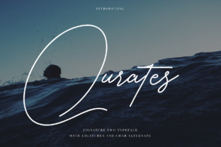 Qurates Signature Two Font for Digital Marketing