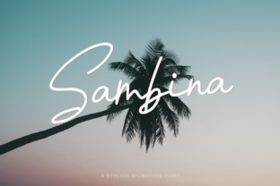 Sambina Font: A Handmade Script for Editorial Design