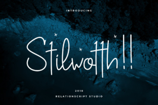 Stilwotth Font: Elevating Handmade Labels & Art