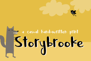 Storybrooke Font: A Youthful Typeface for Handmade Crafts