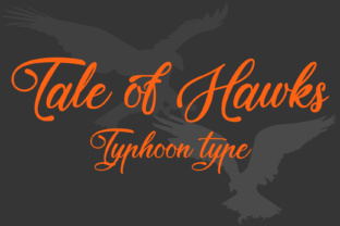 Tale of Hawks Font: A Bold Script for Modern Branding