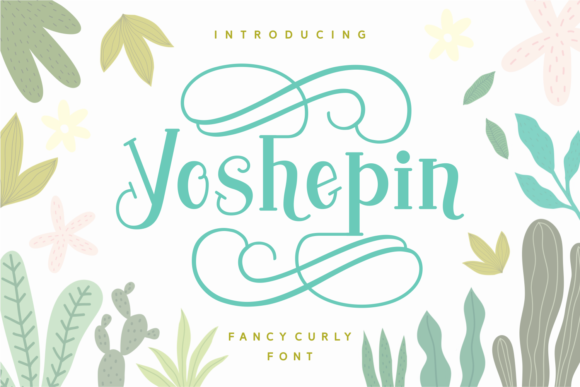 Yoshephin Font: Elegant Script for Handmade Labels