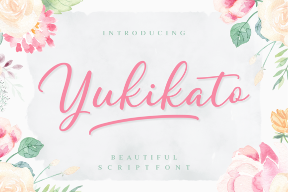 Yukikato Font: Sweet Script for Handmade Products